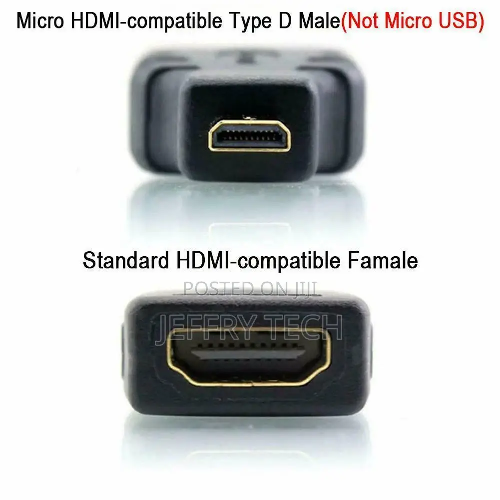 Universal Micro D-Type HDMI to HDMI Converters Adapter Hot D