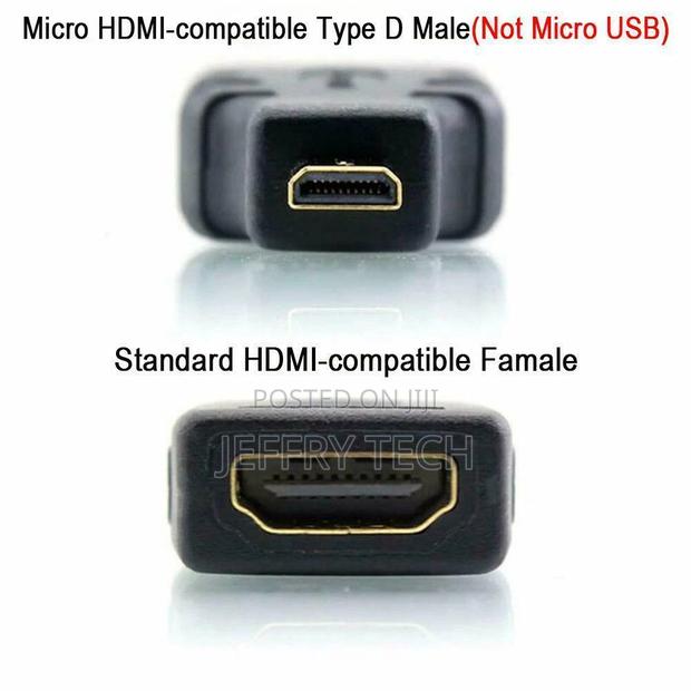 Universal Micro D-Type HDMI to HDMI Converters Adapter Hot D - thumbnail 5
