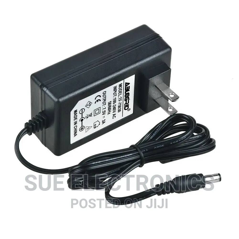 7.5V 3A Power Adapter With Reversible 2.1 DC Plug