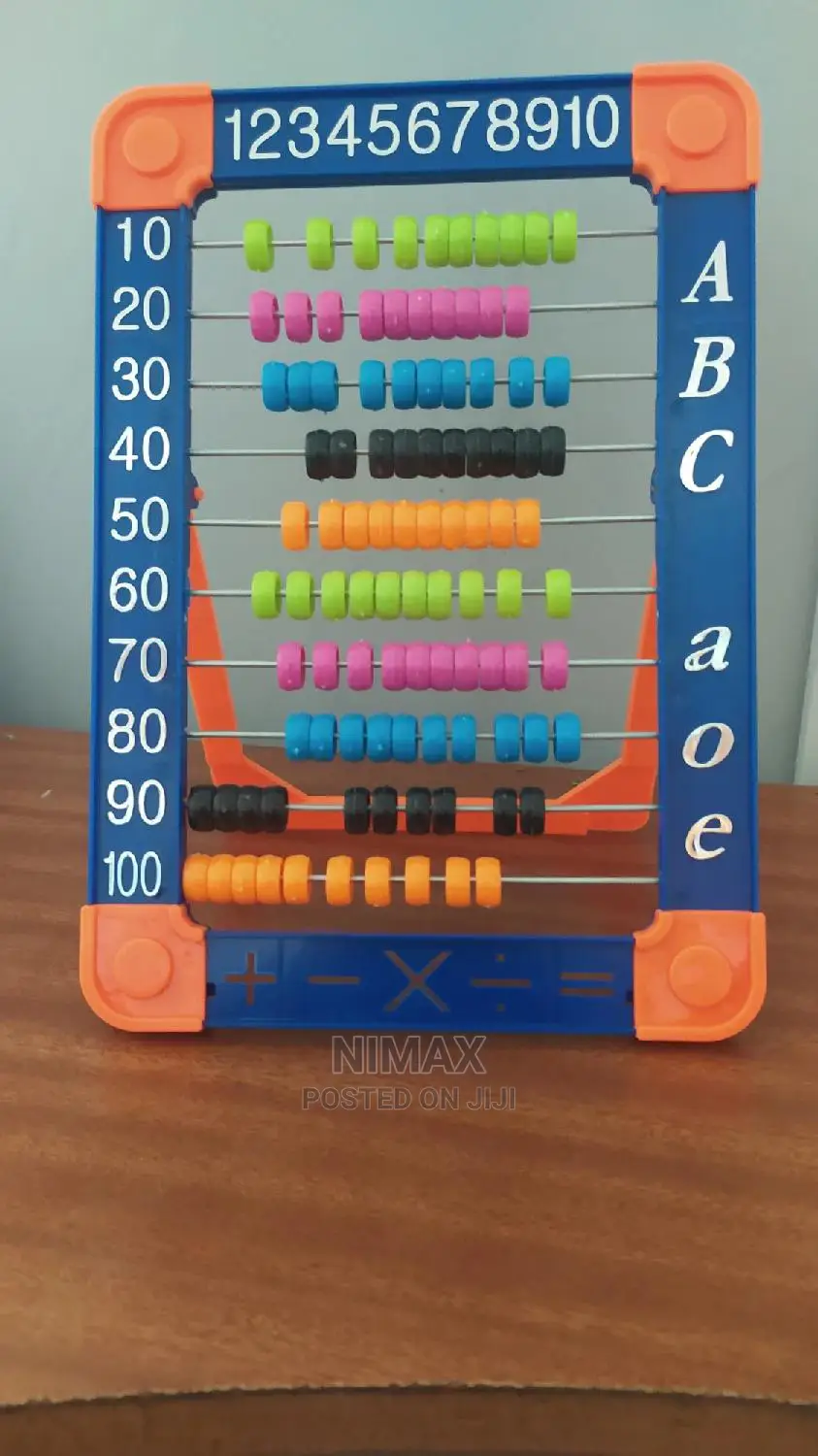 Abacus Math Toy - Educational Toys for Kids With 100 Beads