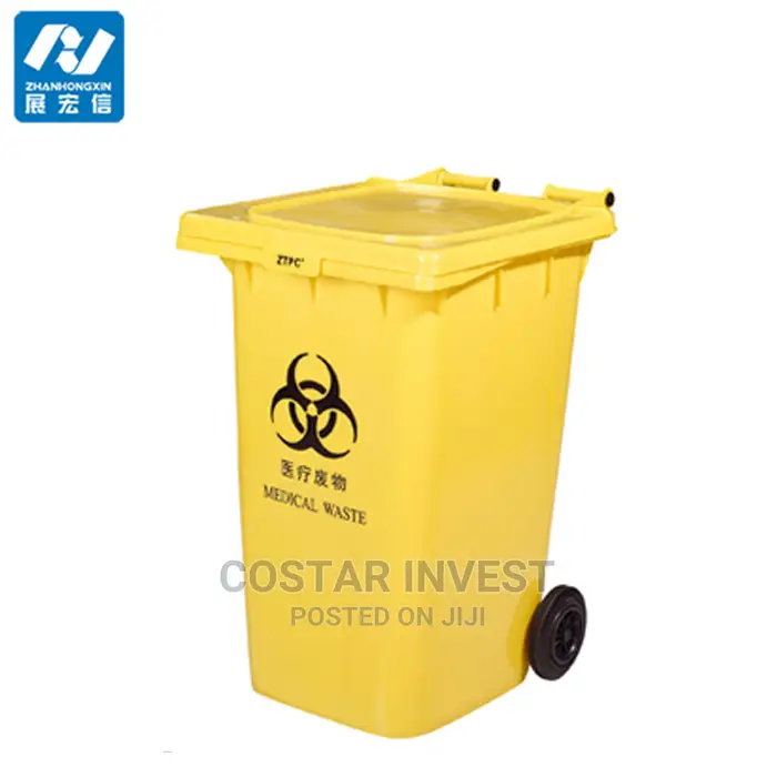 Large Dustbin With Wheels and Pedal 100ltrs