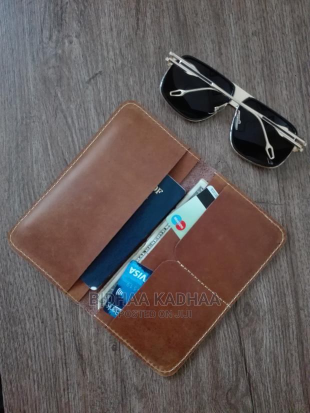 Leather Passport Holder - thumbnail 3
