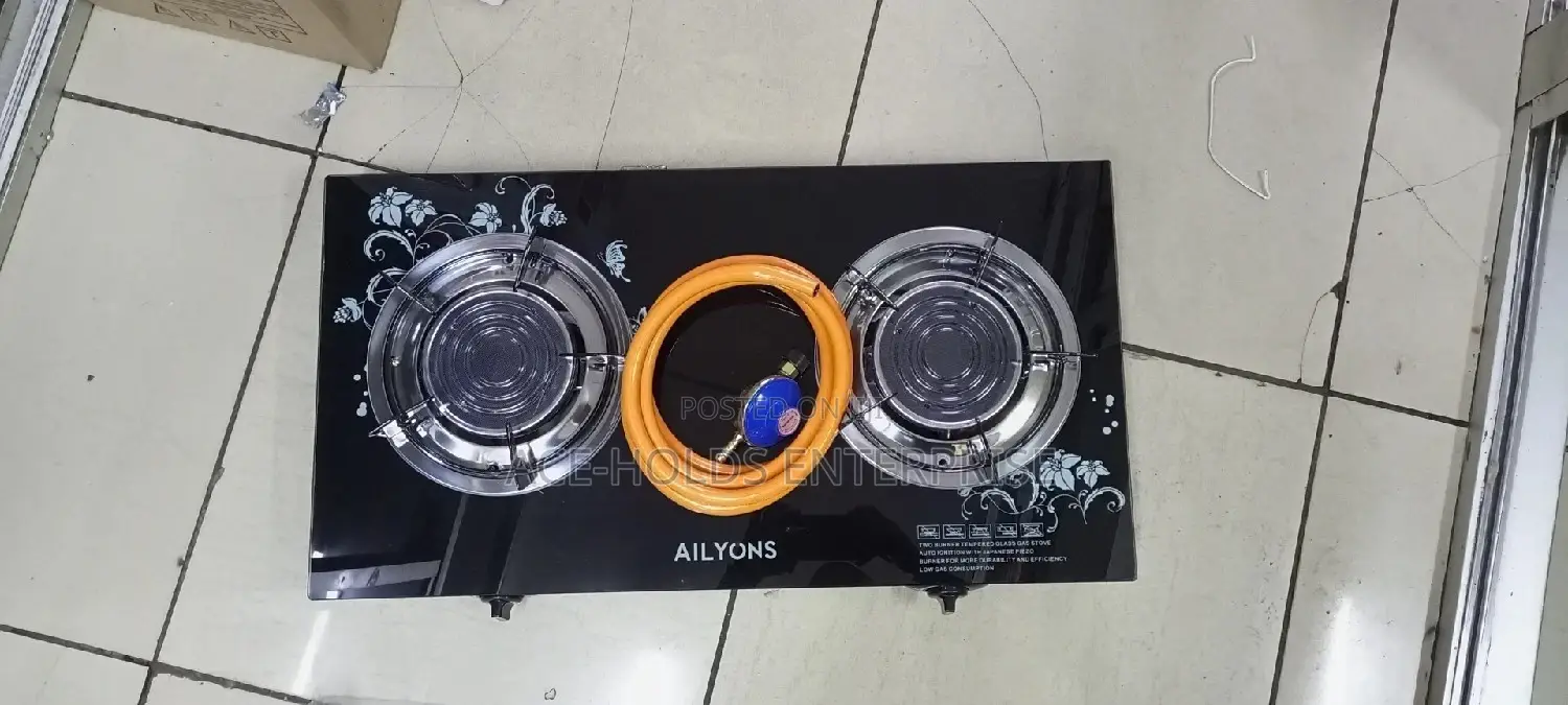 Alyons Infrared Two Burner Cooker With Regulator and Pipe.