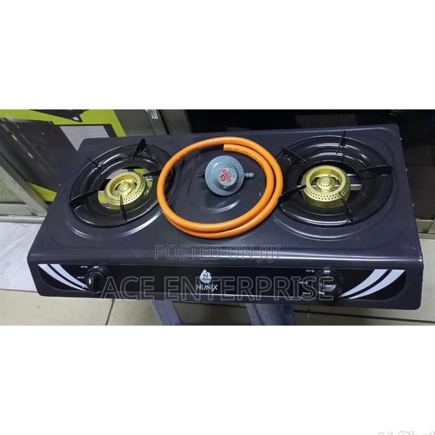 Complete Black Nunix Burner With Regulator+ Pipe. - main view