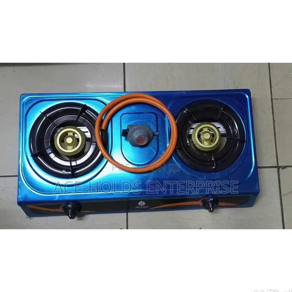 2 Burner Complete Gas Stove Cooker+Regulator+Pipe.