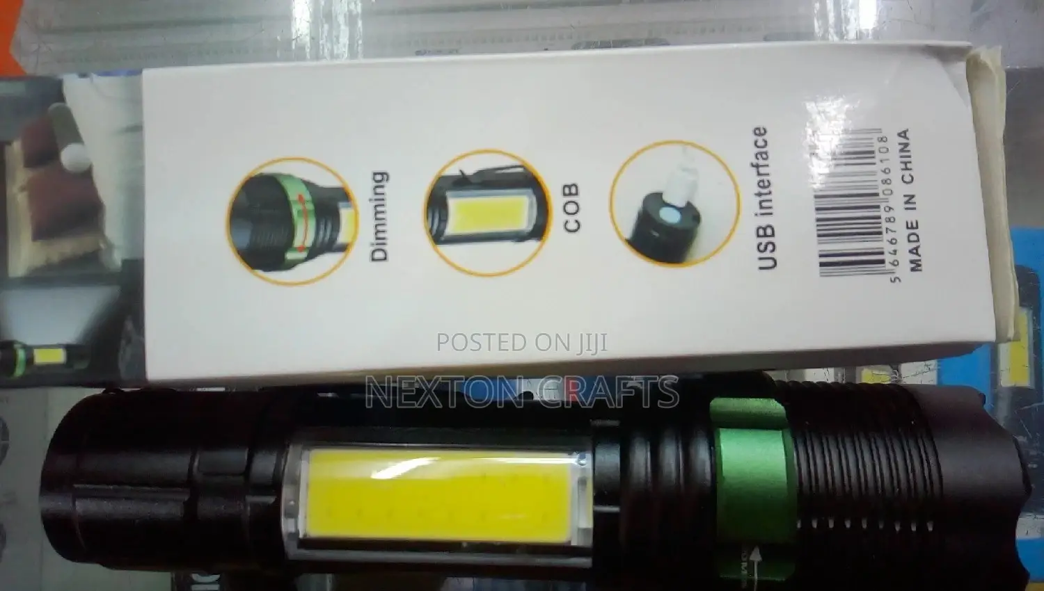 Rechargeable COB Light Flashlight