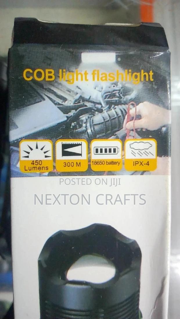 Rechargeable COB Light Flashlight - thumbnail 4