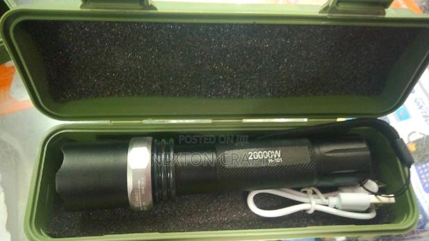 Aluminum Alloy USB Rechargeable Led Flashlight Torch