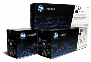 Black HP Toner Cartridge 12A