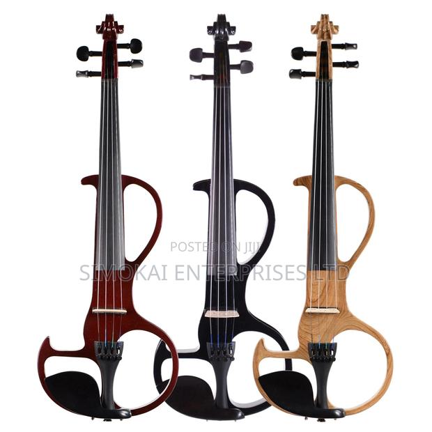 Electric Violin With Case - main view