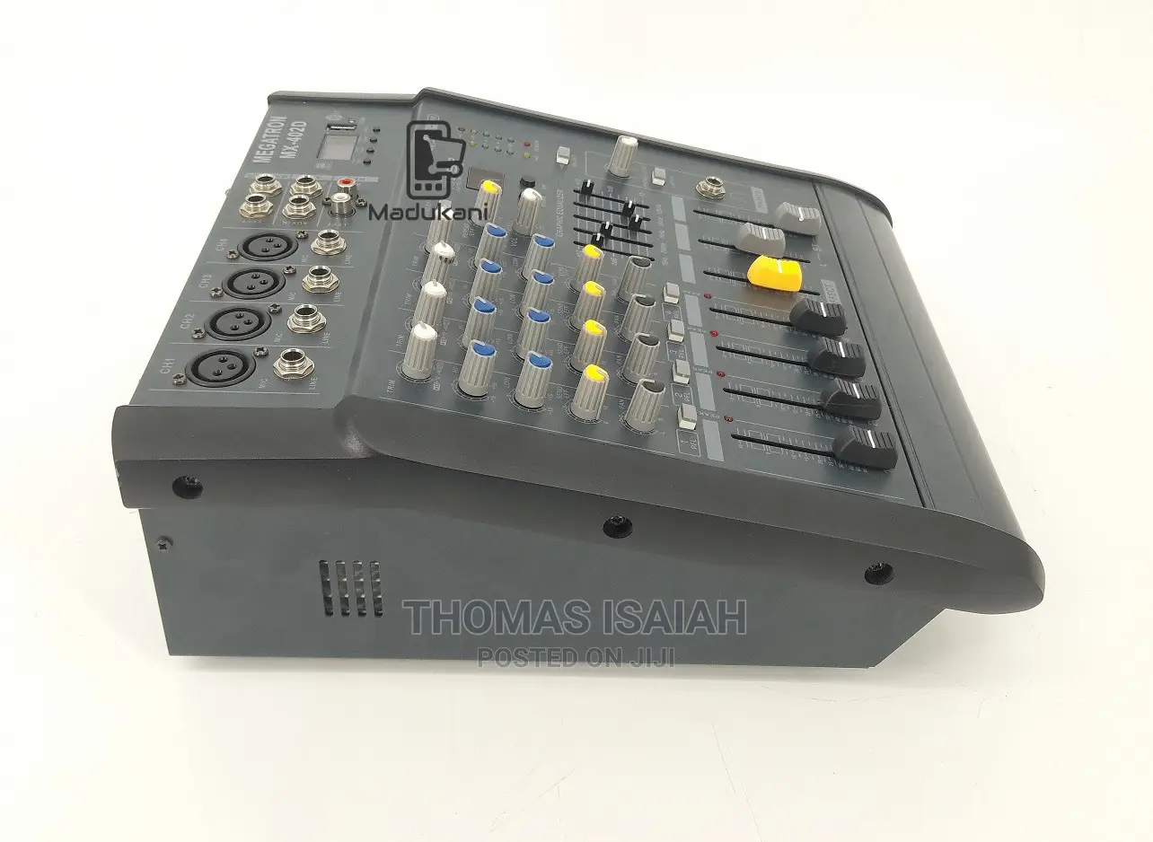 Megatron 4 Channel Powered Mixer With Bluetooth, SD, USB, Ph