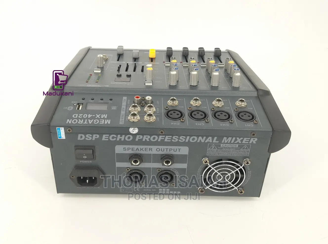 Megatron 4 Channel Powered Mixer With Bluetooth, SD, USB, Ph