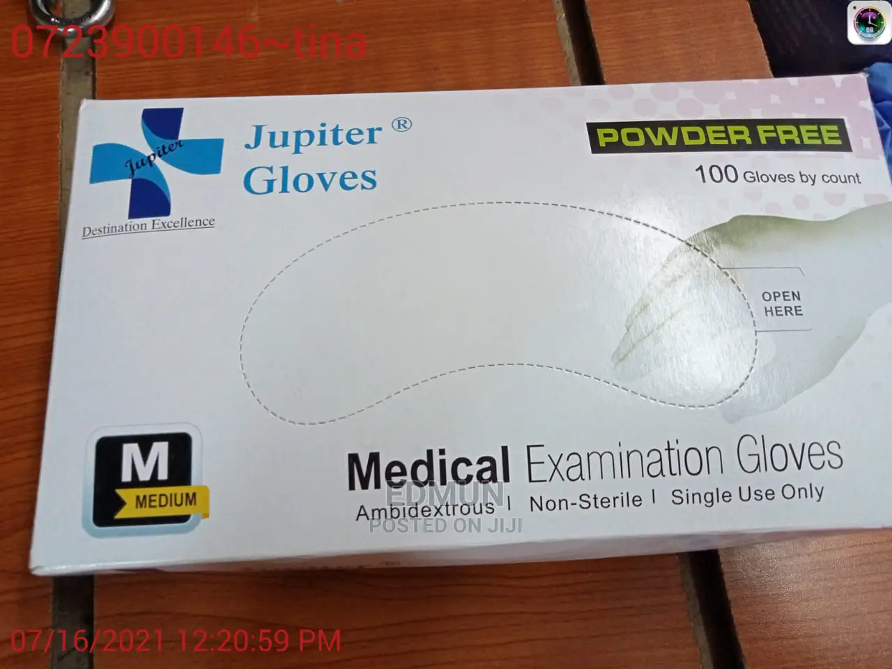 Blue Nitrile Gloves Powder Free Food Grade in Nairobi Central