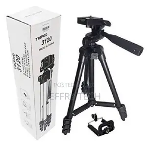 Aluminium Alloy Tripod Stand 3120 + Phone Clip + Bluetooth R