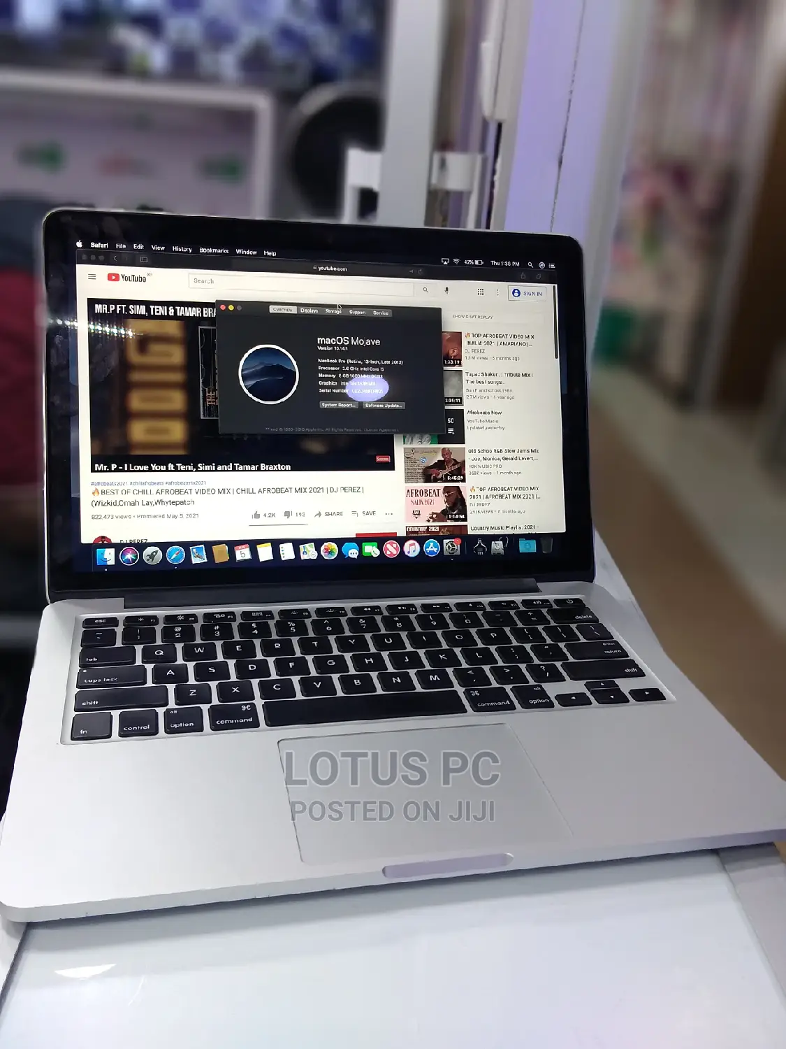 Laptop Apple MacBook Pro 2015 8GB Intel Core I5 SSD 256GB