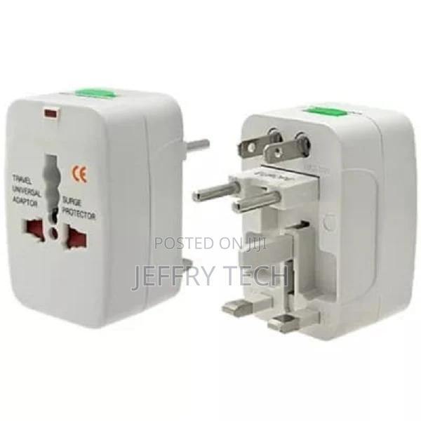 Plug Adaptor Surge Protector - White - main view
