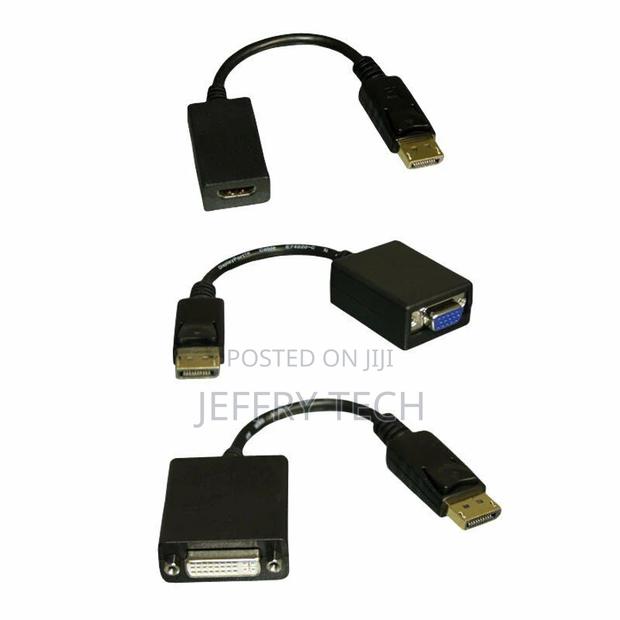 Displayport DP Male to VGA DVI HDMI Female Converter Adapter