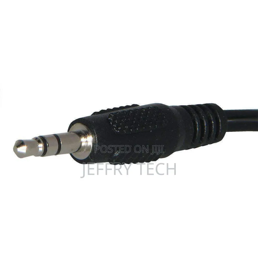 2-Way 3.5mm Headset Headphone Jack Audio Y Splitter Cable Ad