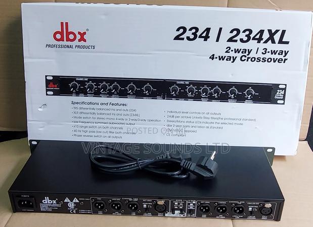 Dbx 234XL Stereo 2/3 Way, Mono 4 Way Crossover - thumbnail 2