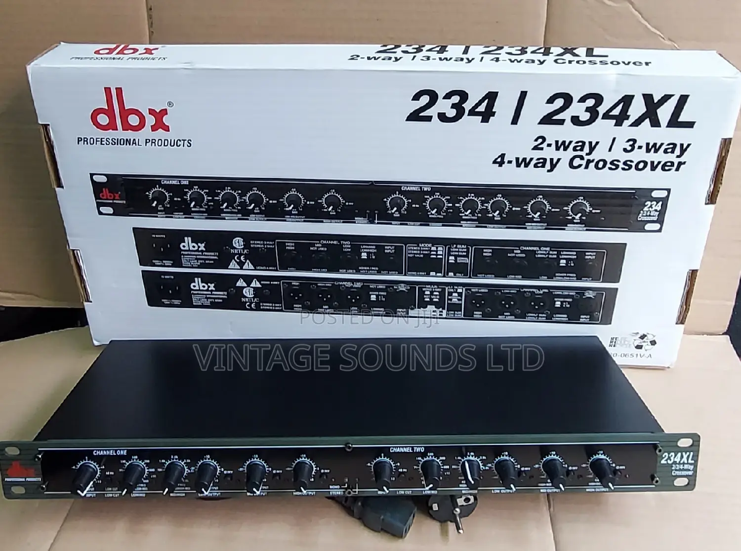 Dbx 234XL Stereo 2/3 Way, Mono 4 Way Crossover