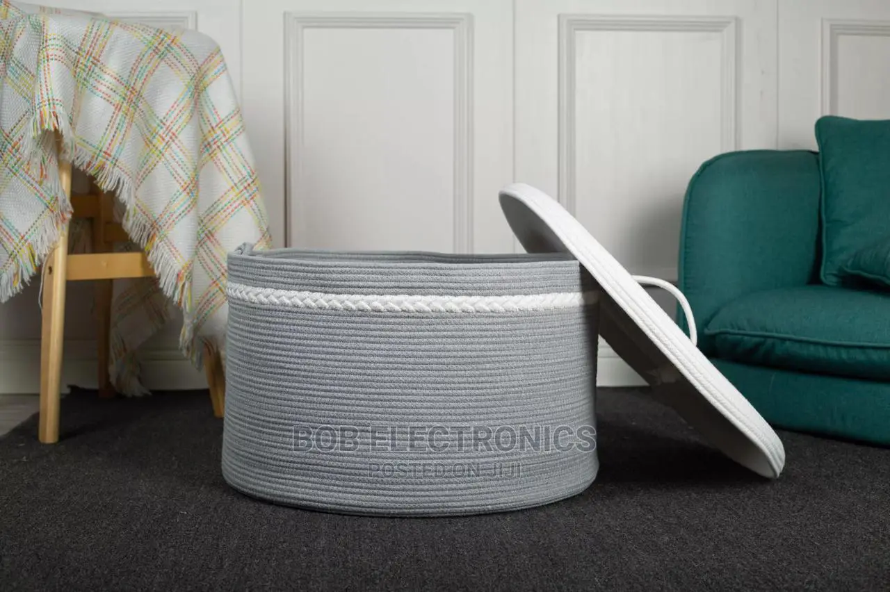 Large Cotton Rope Woven Baskets