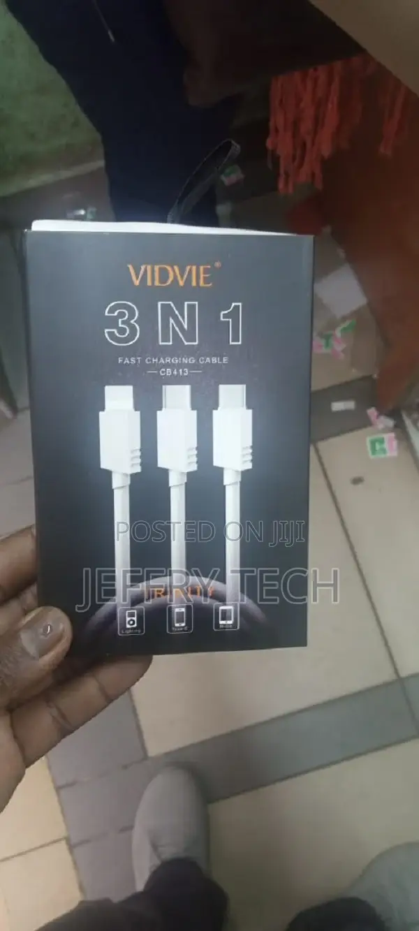 Vidvie 3 in 1 Multi Cable (Lightning/Typec/Micro)