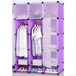 Plastic Wardrobe Three Column