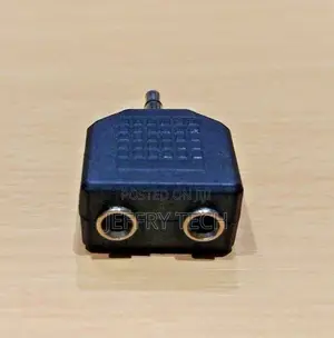 Earphone Headphone Splitter Adapter 3.5mm to 2 Earbuds Stere