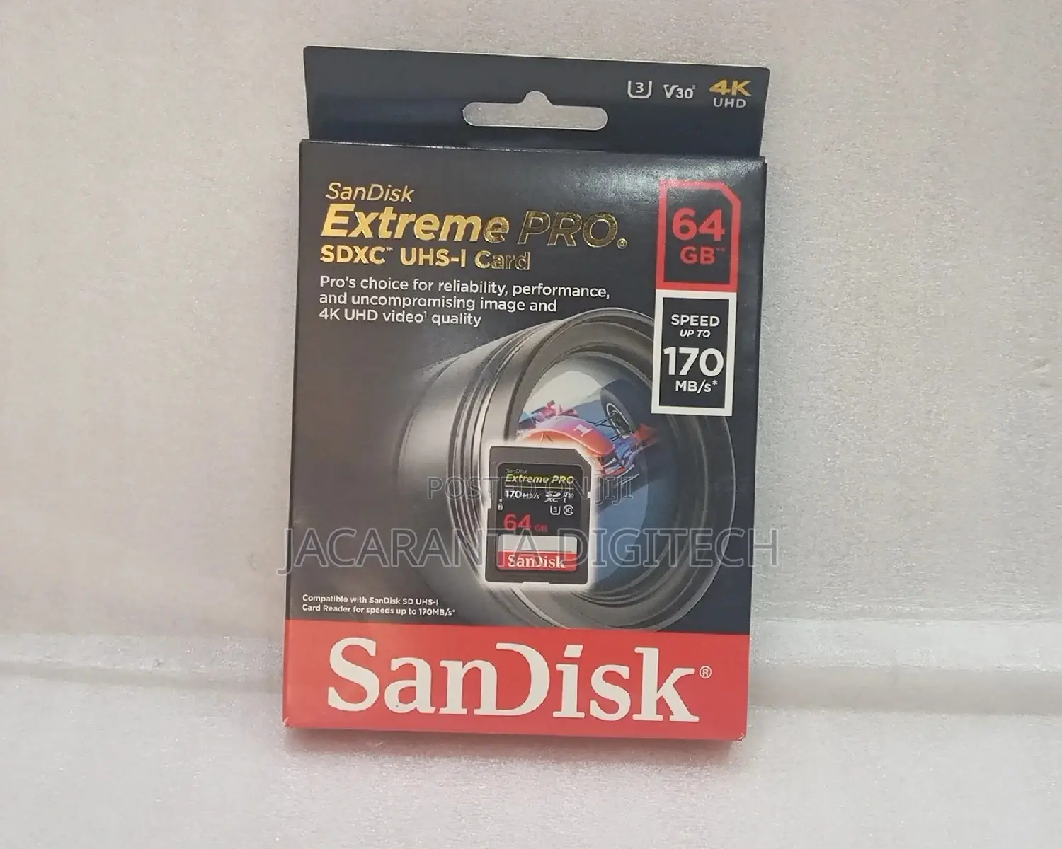 Sandisk 64gb Extreme Pro Uhs-I SDXC Memory Card