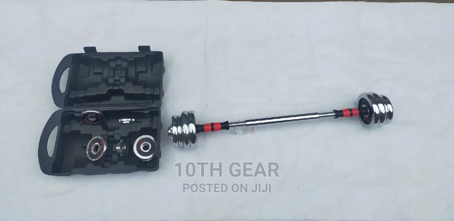 20kg Dumbbell Set Adjustable Barbell With Barbell Connector