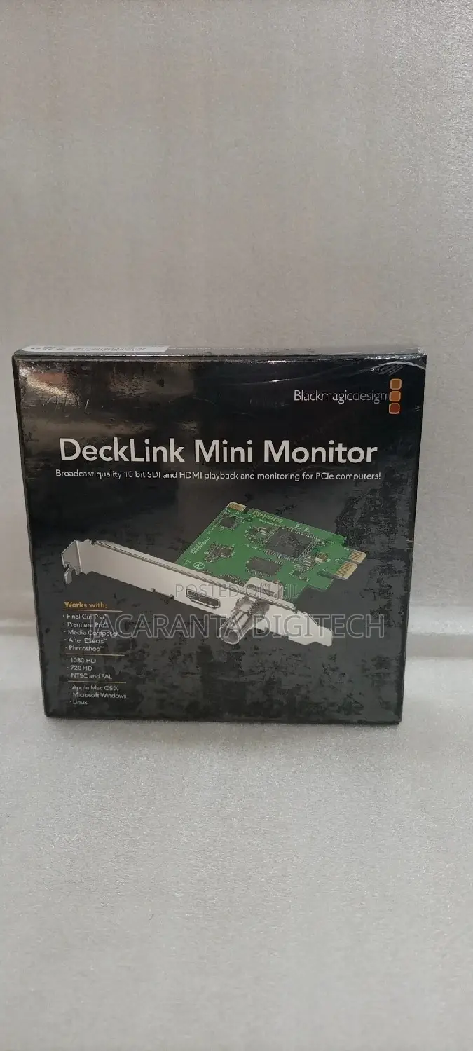 Blackmagic Decklink Mini Monitor Hd