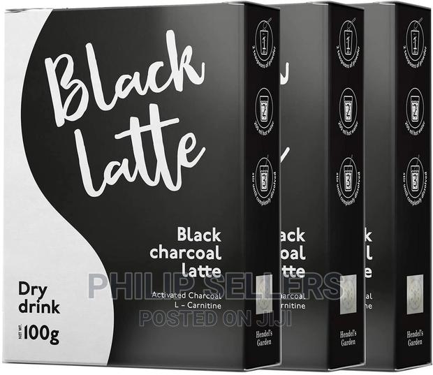 FULL FEELING – Black Latte Has Whey Protein, Which Gives Y - main view