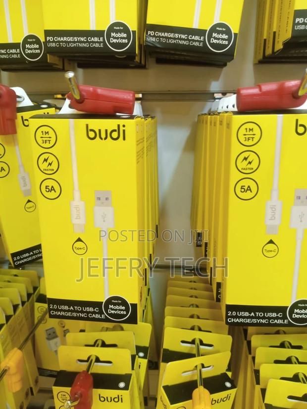 Budi 5A Usb-A to Type-C Cable (1 Meter) - main view