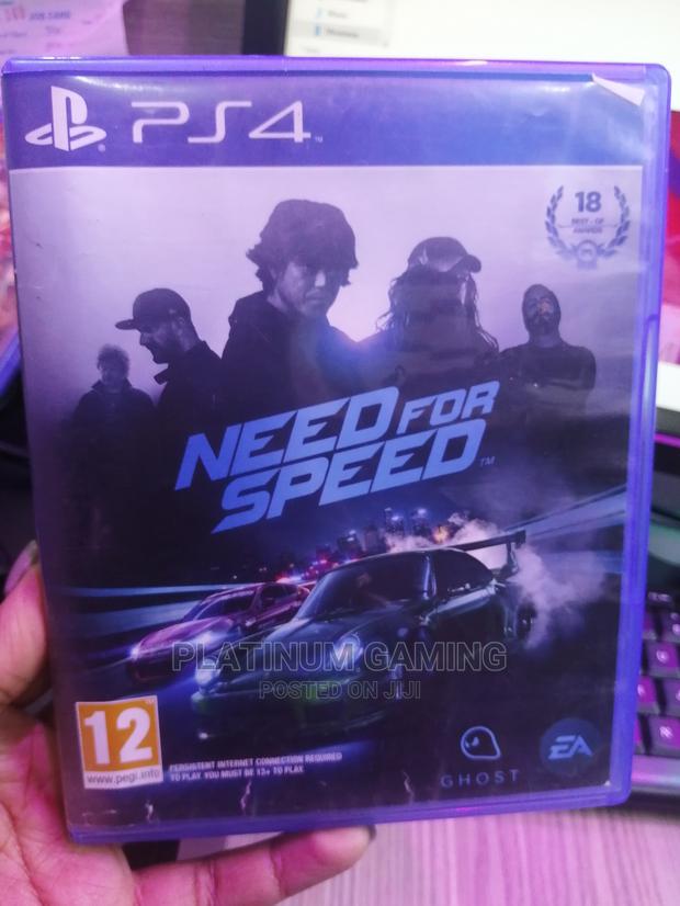 Ps4 Need for Speed - main view