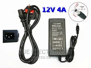 12 Volt 4 Amp AC Adapter Charger Power Supply
