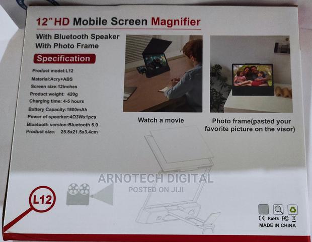 12" HD Mobile Screen Magnifier With Bluetooth Speaker - thumbnail 5