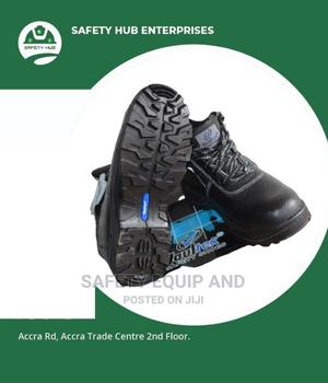 Steel Toe Safety Boots With Rubber Sole - thumbnail 2