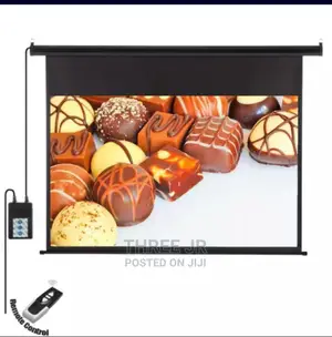 Electric Projection Screen 72x72inch Electric Controlled