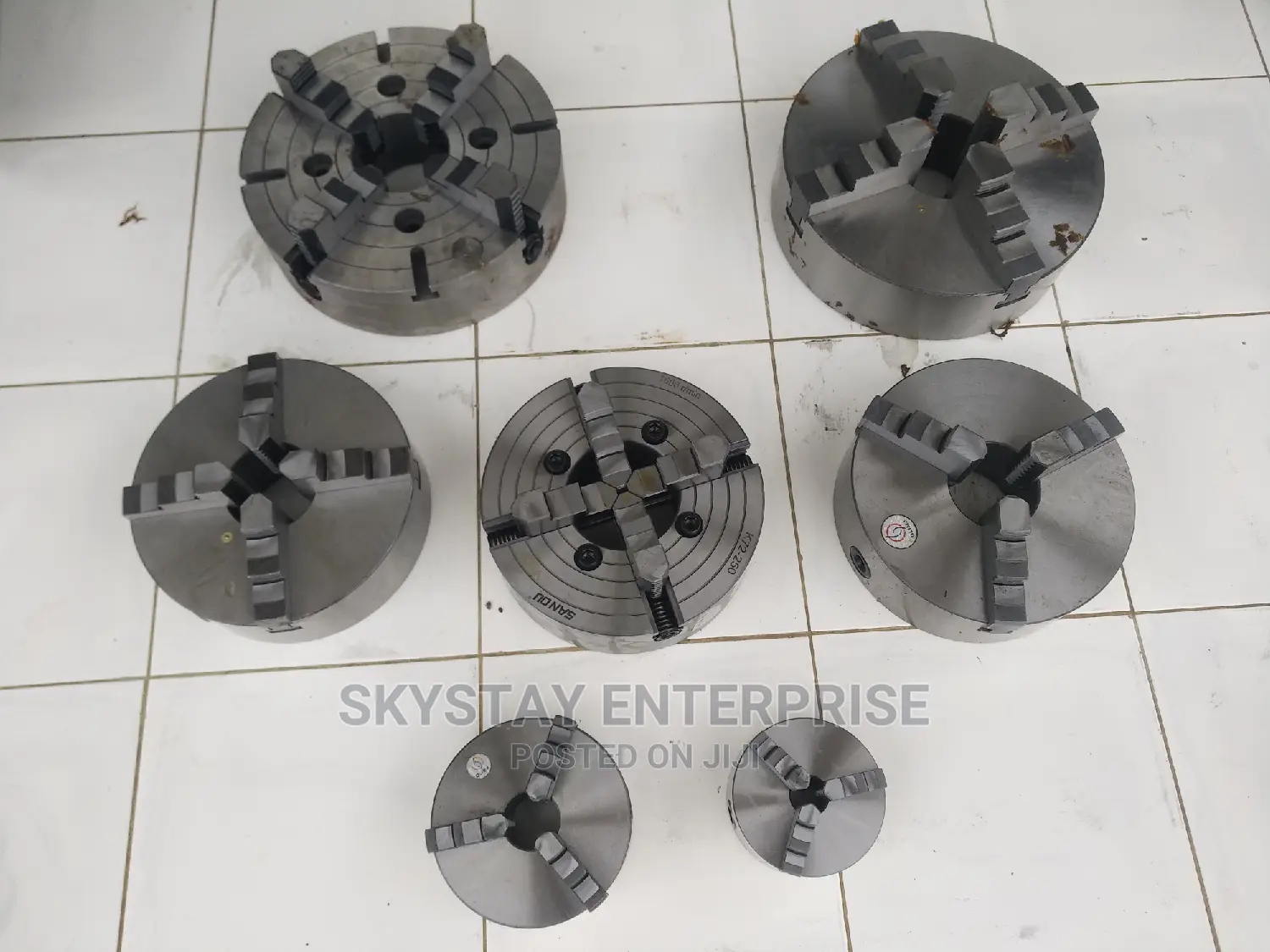 Lathe Chucks Sizes 3/4/5/6/8/10/12 Inches