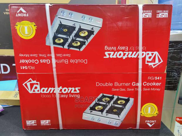 Ramtons Double Burner Gas Cooker