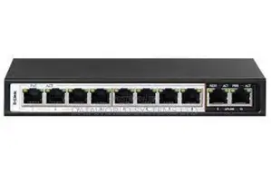 D-Link DES-F1010P-E/B 10-Port Fast Ethernet Unmanaged