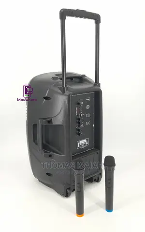 Aone 12 Inch Rechargeable Portable Amplified Powered Speaker
