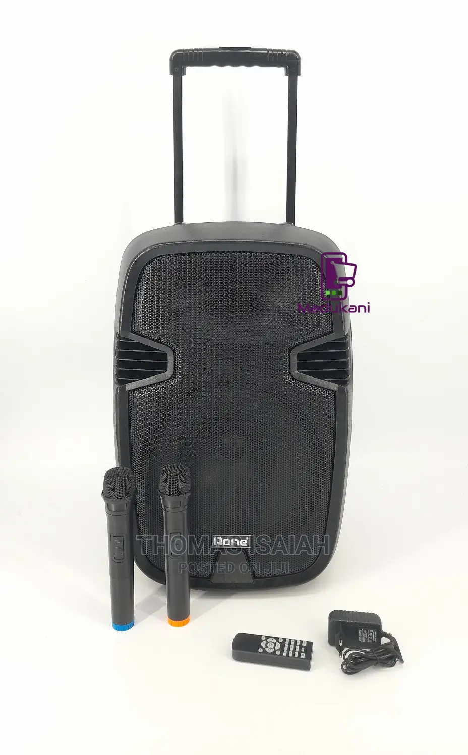 Aone 12 Inch Rechargeable Portable Amplified Powered Speaker