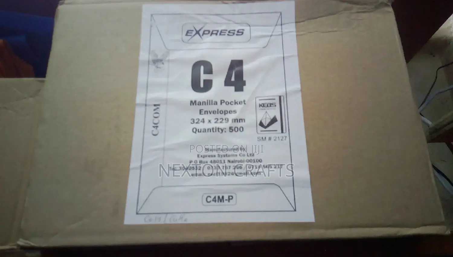 Evelopes C4/A4. (500 Pieces)