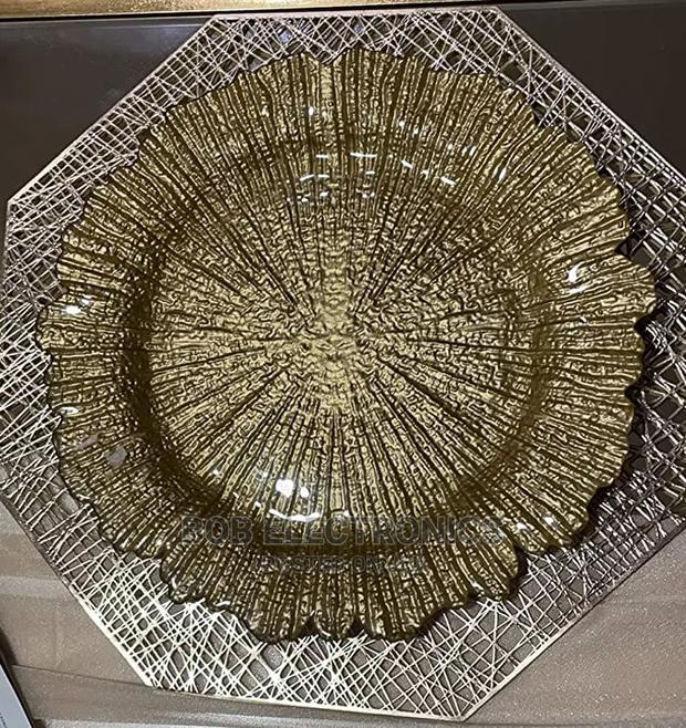 Decorative Dining Charger Gold Plates