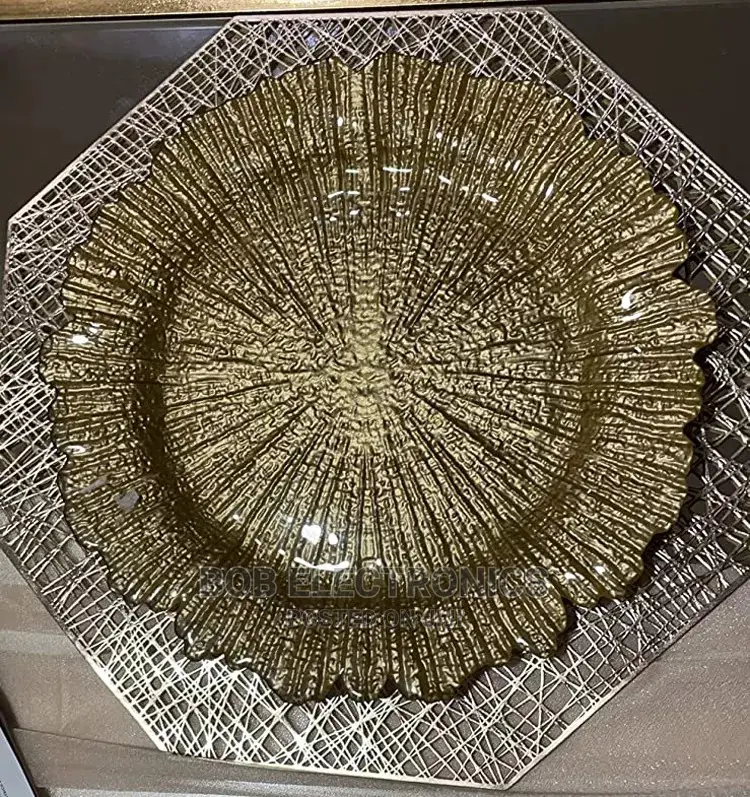 Decorative Dining Charger Gold Plates