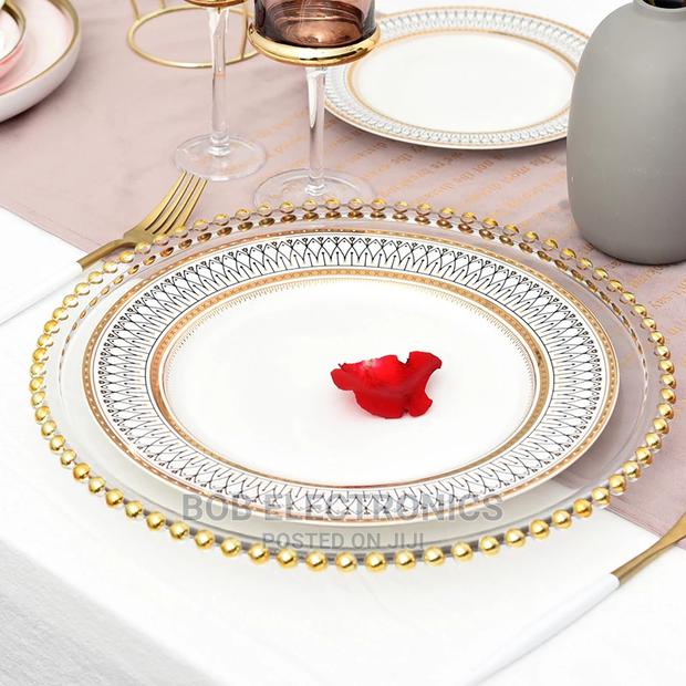 Decorative Dining Charger Gold Plates - thumbnail 4