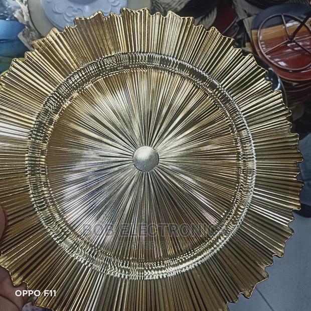 Decorative Dining Charger Gold Plates - thumbnail 3