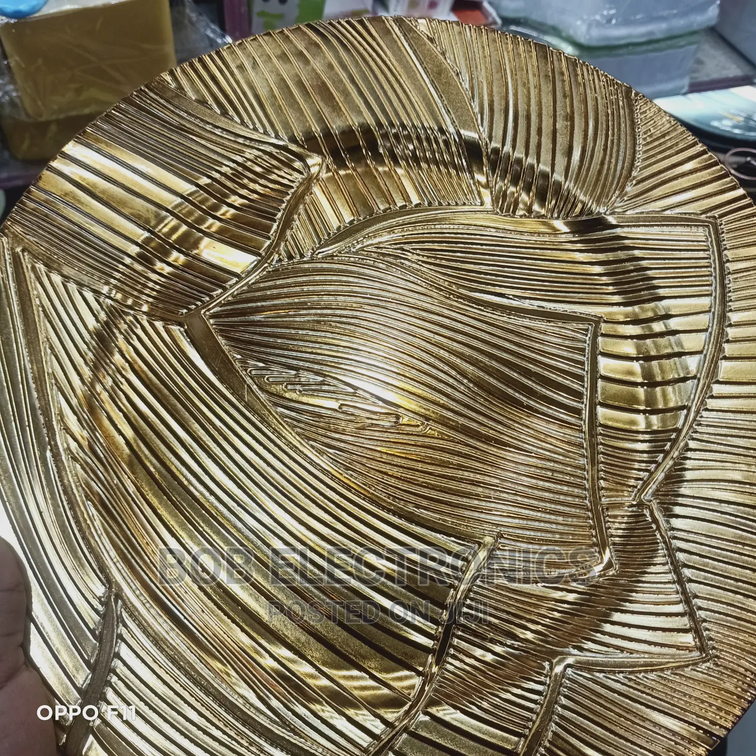 Decorative Dining Charger Gold Plates