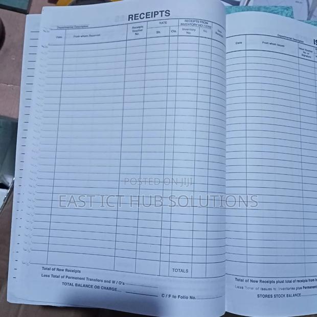 S2 Permanent and Expandables Stores Ledger Book 4 Quire - thumbnail 2